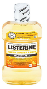 LISTERINE BAIN DE BOUCHE GINGEMBRE FRAIS ET CITRON VERT 500ML - Blaiche